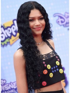 Zendaya Coleman Lange Locken Perücke