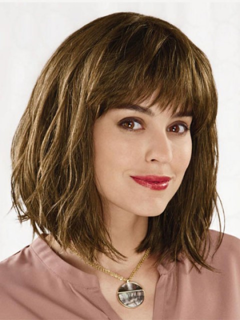 Dramatischer New Bob Frisur Wavy Echt Menschliches Haar