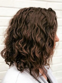 Charming Lang Curly Remy Echthaar Perücke
