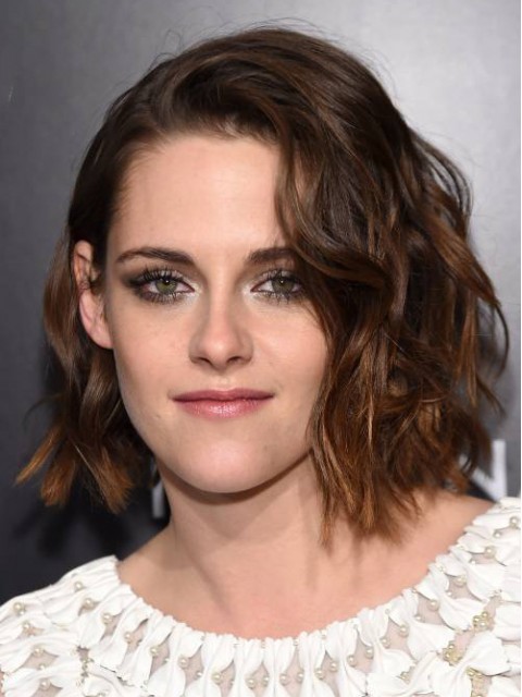 Kristen Stewart Mittle Wellig Remy Echthaar Perücke