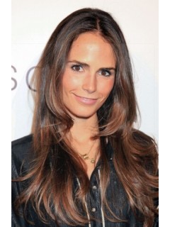 Jordana Brewster Spitzefront Lang Remy Echthaar Gerade Perücken