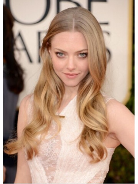 Amanda Seyfried Lang Welling Spitzefront Remy Echthaar Perücken