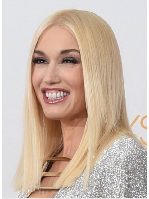 Gwen Stefani Gerade Spitzefront Synthetik Perücken