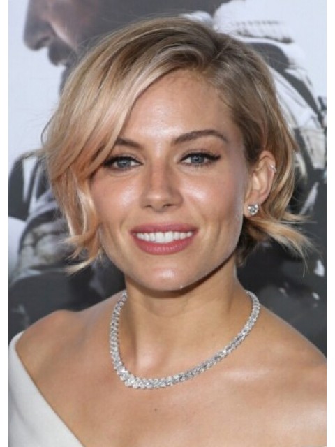 Sienna Miller Welling Spitzefront Synthetik Perücken