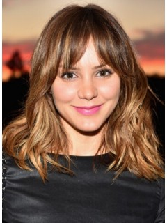 Katharine Mcphee Mittel Welling Cut Perücken Mit Bangs