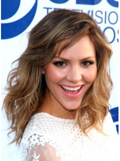 Katharine Mcphee Remy Echthaar Lang Welling Cut Perücken