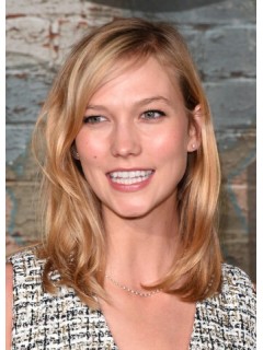 Karlie Kloss Mittel Welling Cut Perücken