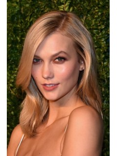 Karlie Kloss Mittel Welling Cut Perücken