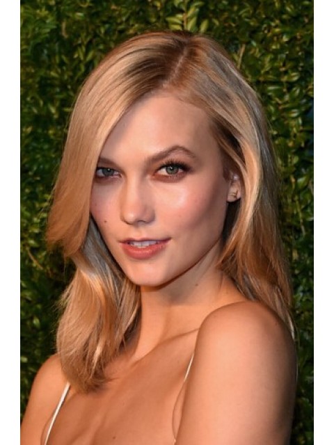 Karlie Kloss Mittel Welling Cut Perücken