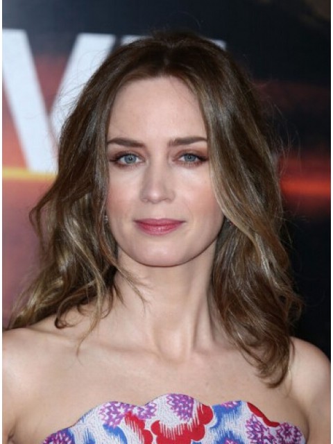 Emily Blunt Mittel Welling Cut Perücken