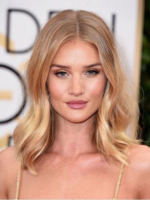 Rosie Huntington Whiteley Synthetik Perücke