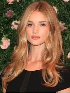 Rosie Huntington Whiteley Synthetik Perücke