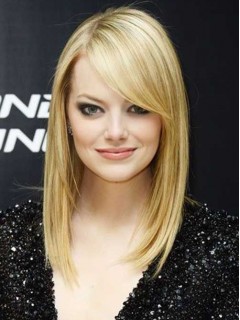 Emma Stone Spitzefront Remy Echthaar Perücken