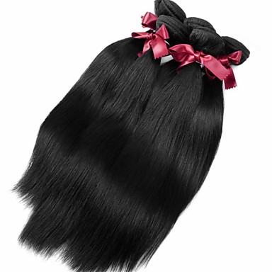 Peruanische Jungfrau Glattes Haar Weave Rohboden Peruanische Remy Seidige Gerade Menschen Weave Bundles
