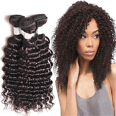 Echte Menschliche Remy Jungfrau-Haar-Webart Top-Qualität Natürliche Schwarze Haare