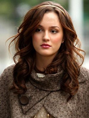 Leighton Meester Frisur Echthaar Spitzefront Perücke