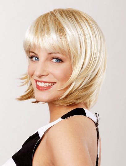 Blonde Spitzefront Convenient Mittel Perücke