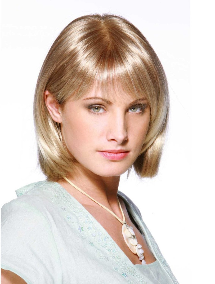 Bobs Blonde Spitzefront Perücke