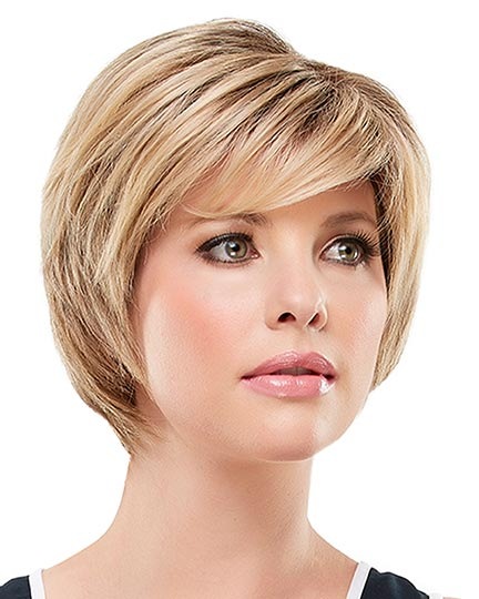 Fashion Layered Blonde Spitzefront Perücke