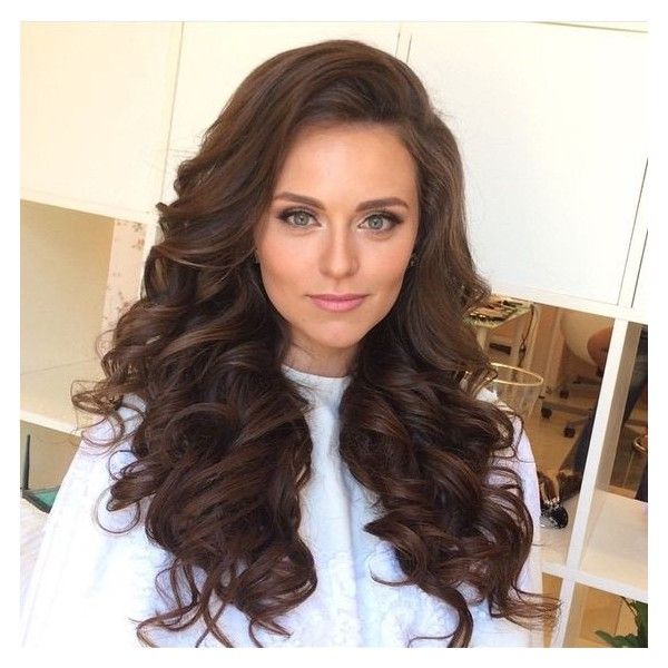 Hot Pop Lange Wellig Spitzefront Perücke Menschenhaar