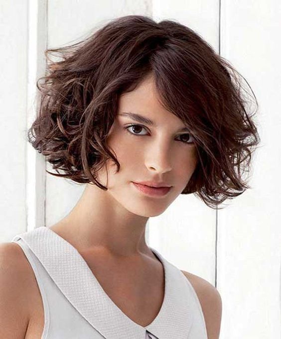 Glossy Exquisite Graceful Kurze Lockige Echt Menschliches Haar