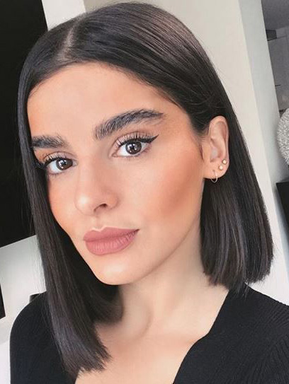 Mode Bob Style Spitzefront Remy Echthaar Perücke