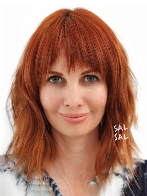 Mittel Gerade Perücken