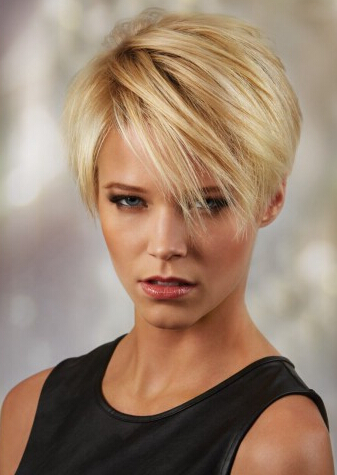 Synthetik Hair Gerade Kurz Blond Perücken