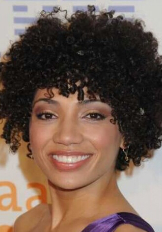 Kurz Natural Locking African American Perücken