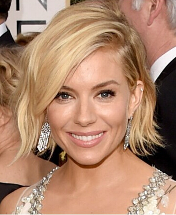 Sienna Miller Locking Vollspitze Synthetik Perücken