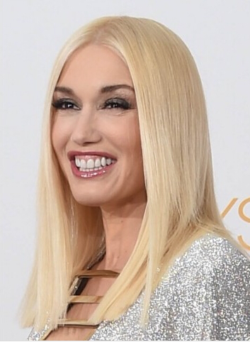 Gwen Stefani Gerade Spitzefront Synthetik Perücken
