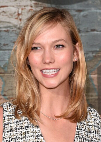 Karlie Kloss Mittel Welling Cut Perücken