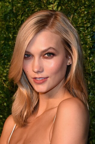 Karlie Kloss Mittel Welling Cut Perücken