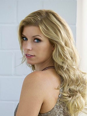 Popüläre Wellig Spitzefront Braziliänische Remy Echthaar Perücke