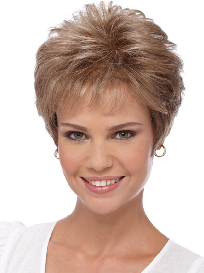Soft Locken Echthaar Kurze Perücke