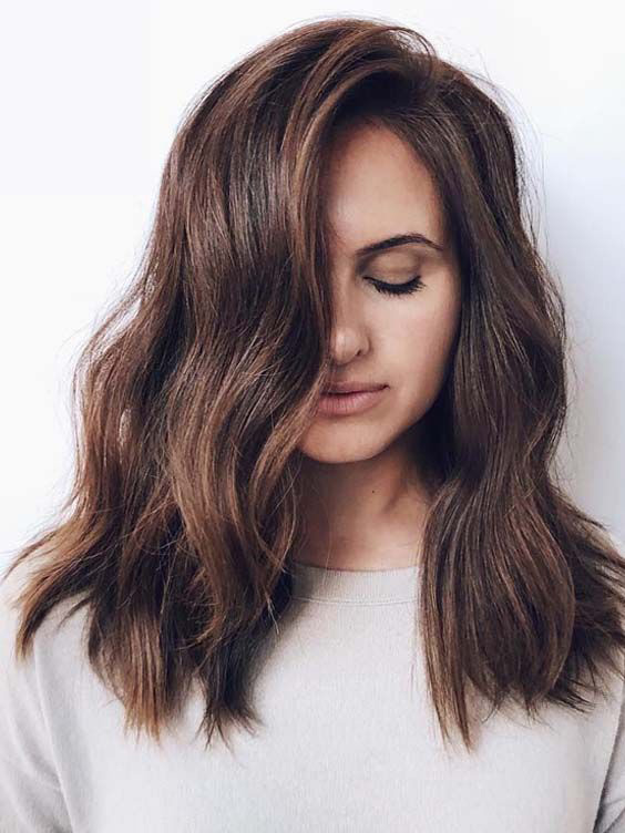 Günstige Lang Wellig Spitzefront Synthetische Perücken